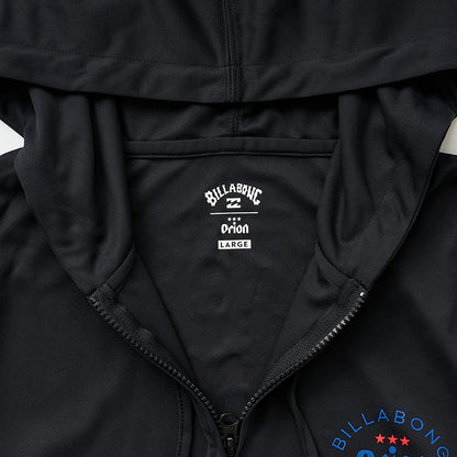 【BILLABONG × ORION】メンズラッシュジップフード （カラー：BLACK）