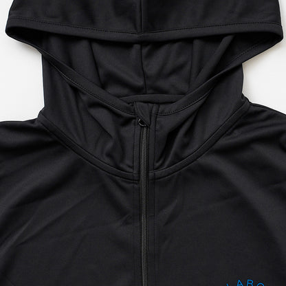 【BILLABONG × ORION】レディースラッシュジップフード （カラー：BLACK）