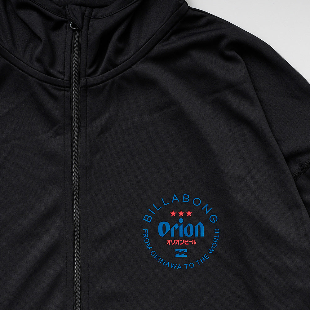 【BILLABONG × ORION】レディースラッシュジップフード （カラー：BLACK）