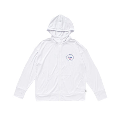 【BILLABONG × ORION】レディースラッシュジップフード （カラー：WHITE）