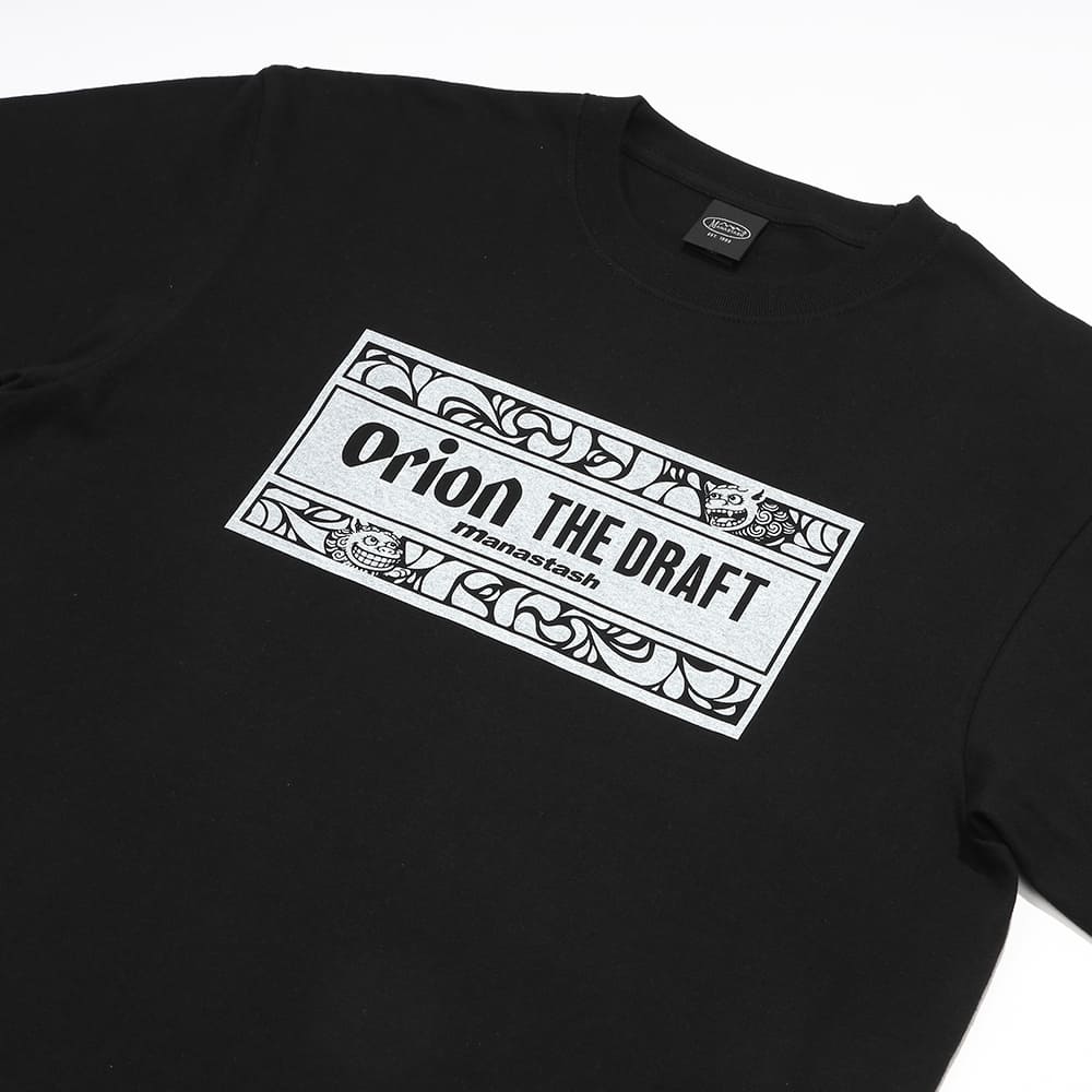 【MANASTASH×ORION】 ORION THE DRAFT BLACK Tシャツ