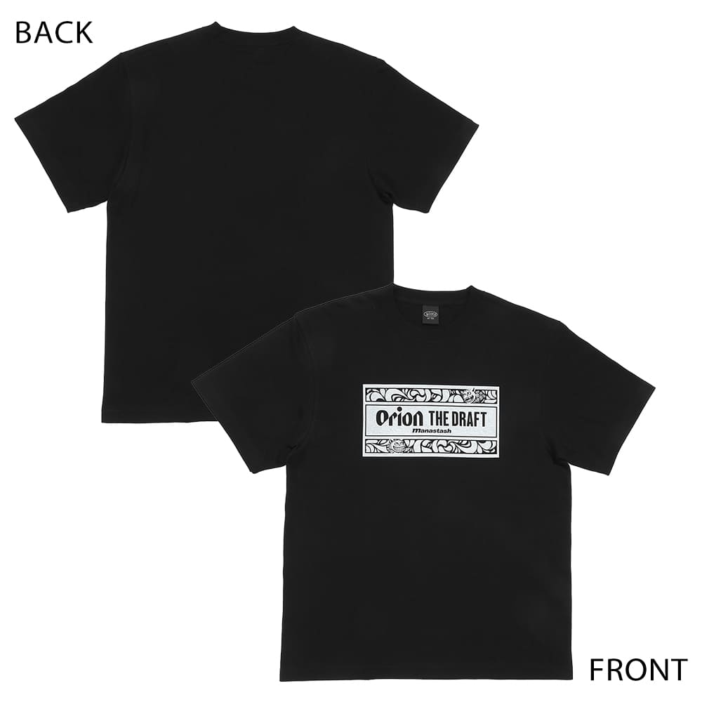 【MANASTASH×ORION】 ORION THE DRAFT BLACK Tシャツ