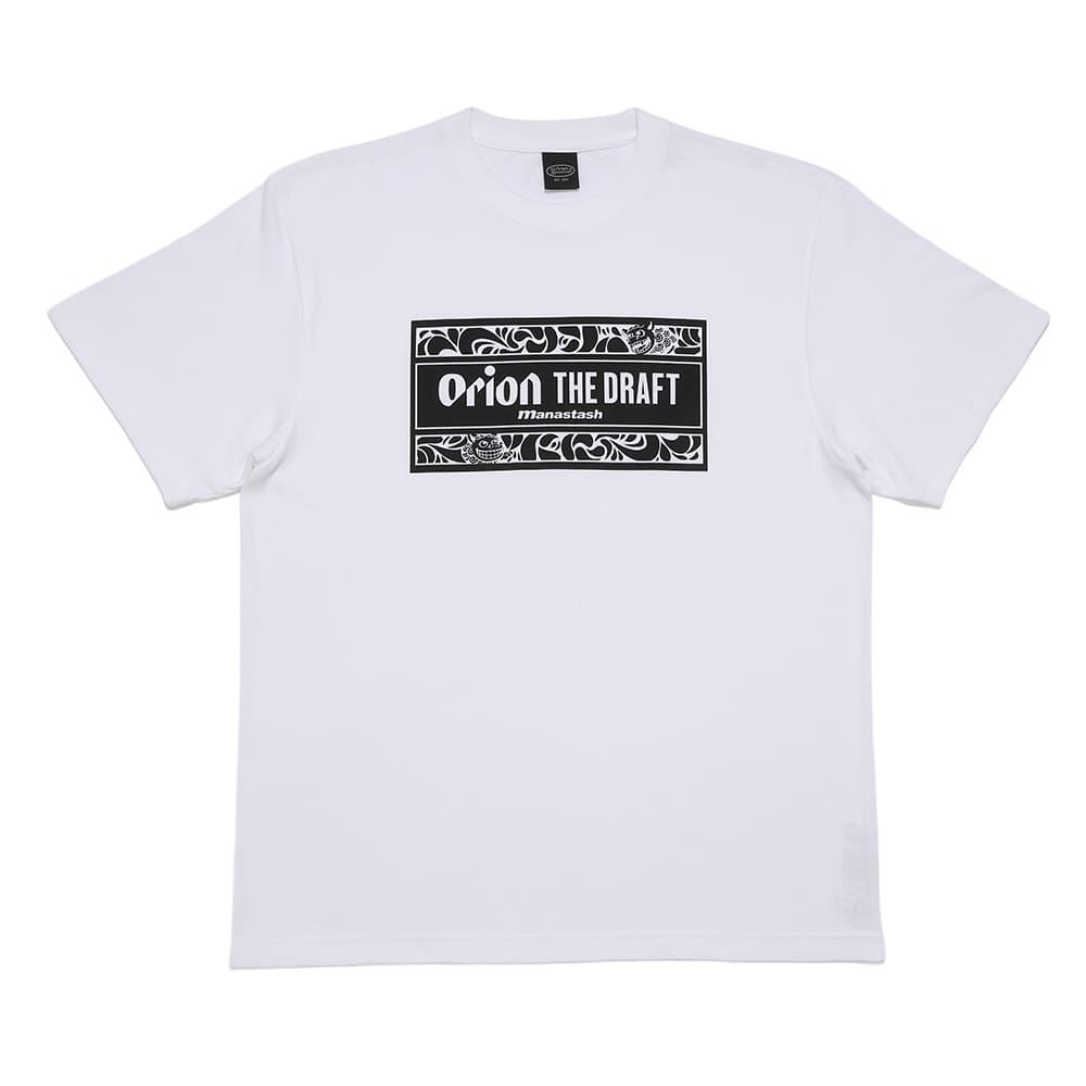 【MANASTASH×ORION】 ORION THE DRAFT WHITE Tシャツ