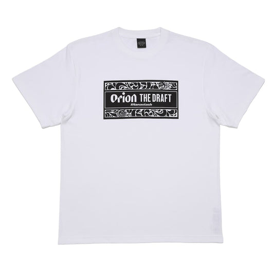 【MANASTASH×ORION】 ORION THE DRAFT WHITE Tシャツ