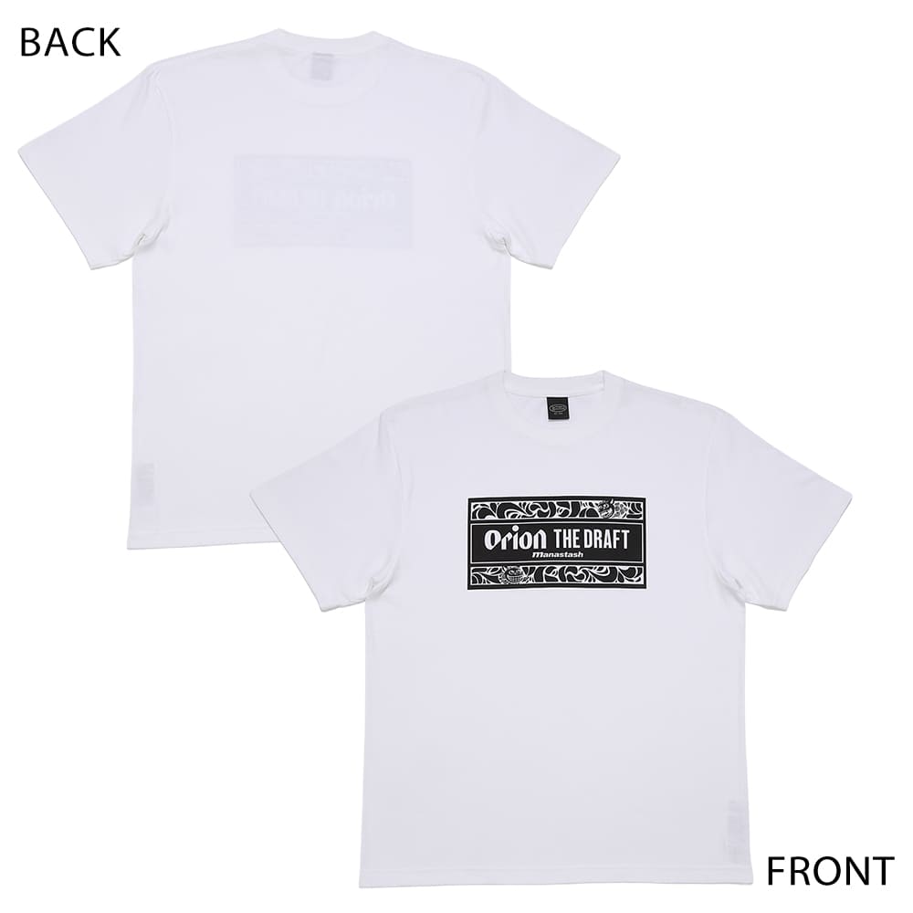 【MANASTASH×ORION】 ORION THE DRAFT WHITE Tシャツ