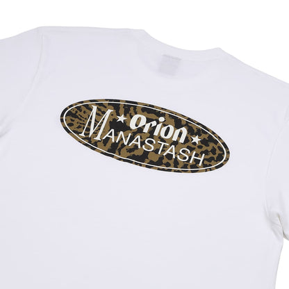 【MANASTASH×ORION】 山猫オーバル WHITE Tシャツ
