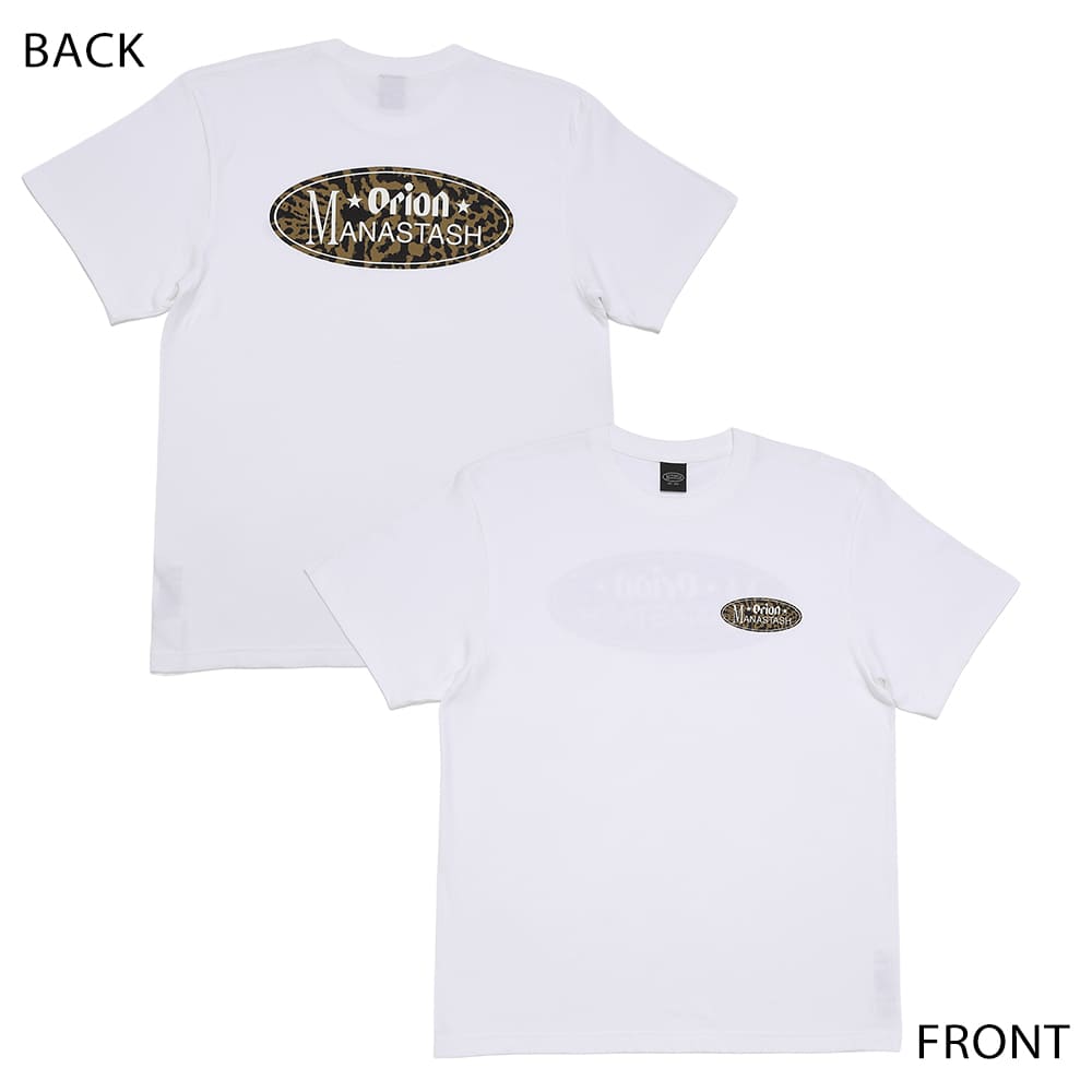 【MANASTASH×ORION】 山猫オーバル WHITE Tシャツ