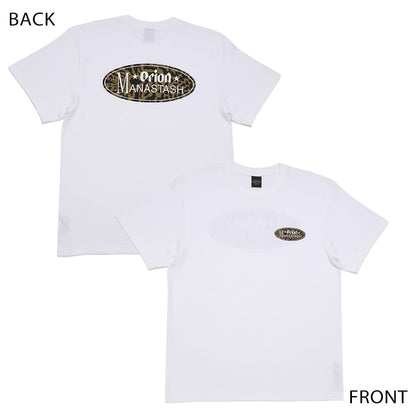 【MANASTASH×ORION】 山猫オーバル WHITE Tシャツ