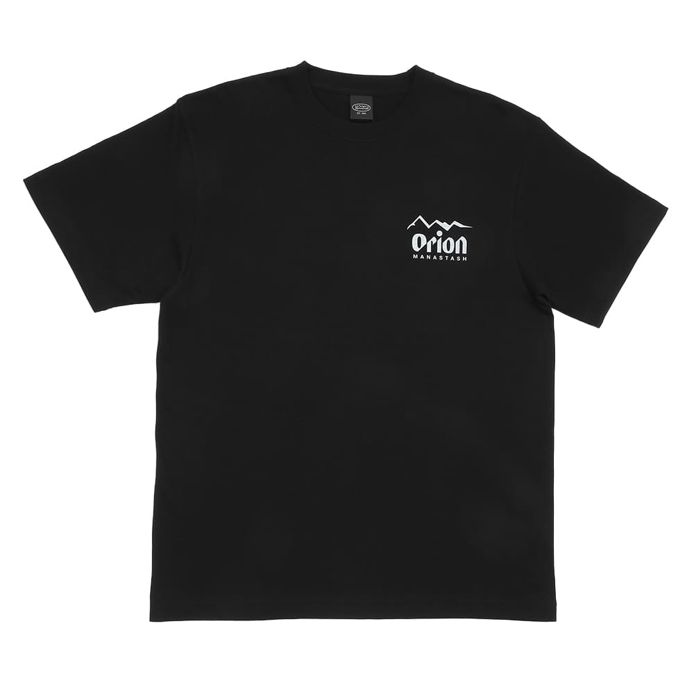 【MANASTASH×ORION】  LOGO BLACK Tシャツ