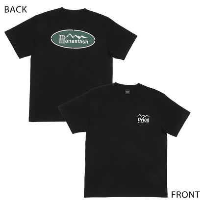 【MANASTASH×ORION】  LOGO BLACK Tシャツ
