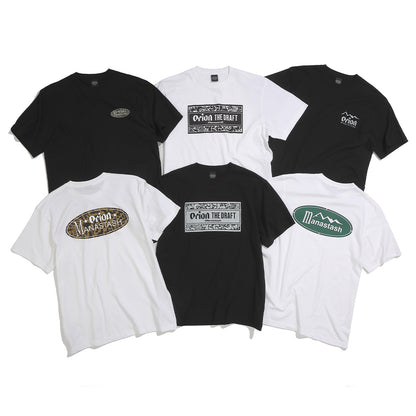 【MANASTASH×ORION】 ORION THE DRAFT BLACK Tシャツ