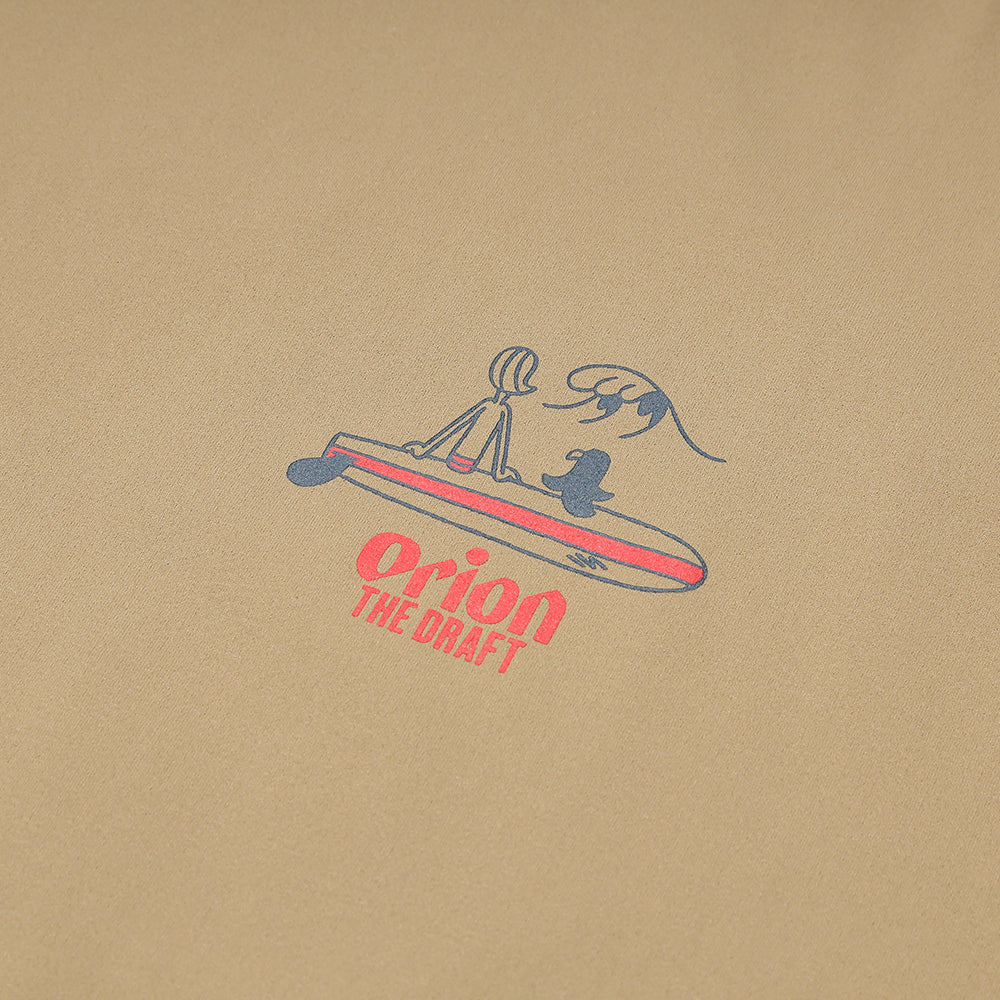 【ORION×SURF DAYS】 26 SUMMER 機能性 Tシャツ （カラー：ベージュ）