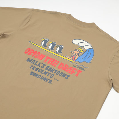 【ORION×SURF DAYS】 26 SUMMER 機能性 Tシャツ （カラー：ベージュ）