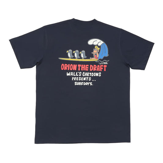 【ORION×SURF DAYS】 26 SUMMER 機能性 Tシャツ （カラー：ネイビー）