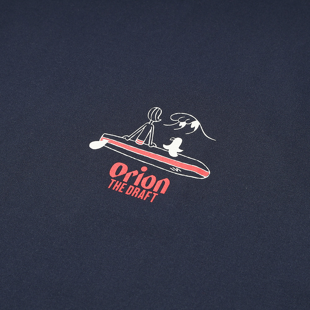 【ORION×SURF DAYS】 26 SUMMER 機能性 Tシャツ （カラー：ネイビー）