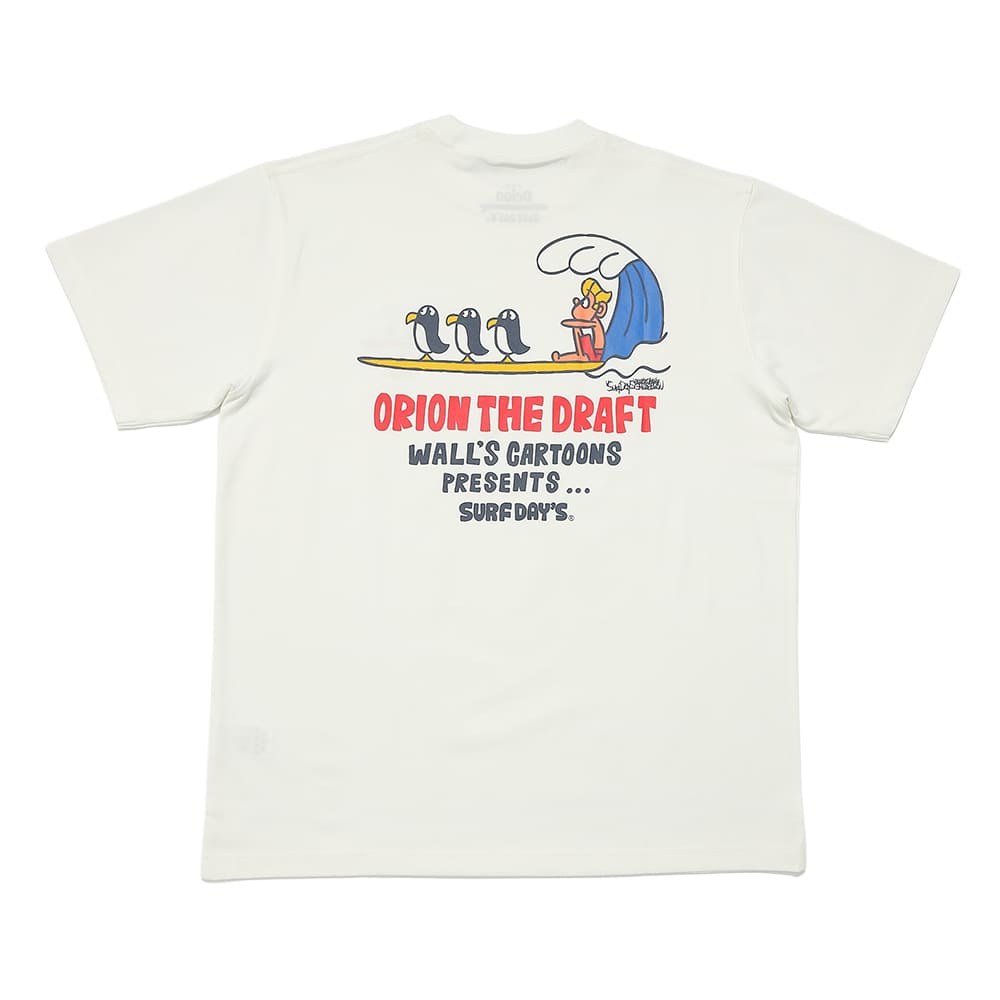 【ORION×SURF DAYS】 26 SUMMER 機能性 Tシャツ （カラー：ホワイト）
