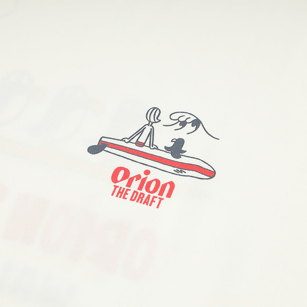 【ORION×SURF DAYS】 26 SUMMER 機能性 Tシャツ （カラー：ホワイト）