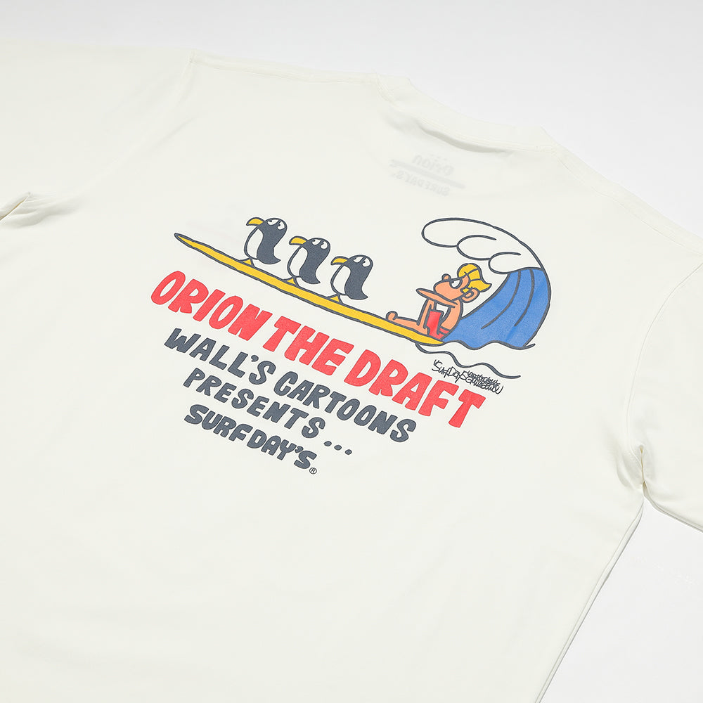 【ORION×SURF DAYS】 26 SUMMER 機能性 Tシャツ （カラー：ホワイト）