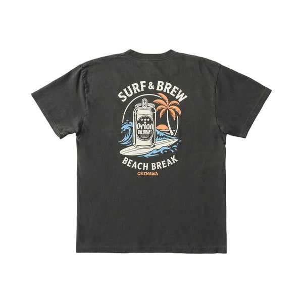 半袖Tシャツ SURF&BREW カラー ブラック BLACK オリオン フリーダム