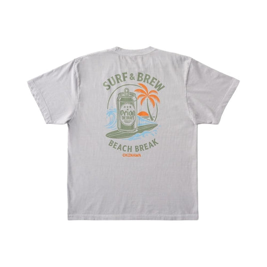 半袖Tシャツ　SURF&BREW　カラー：GRAY