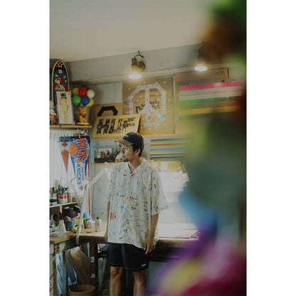 HUF X ORION COLLAGE S/S SHIRT