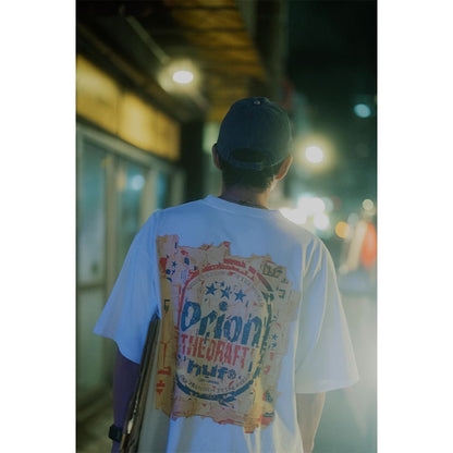 HUF X ORION DRAFT S/S TEE　BLACK