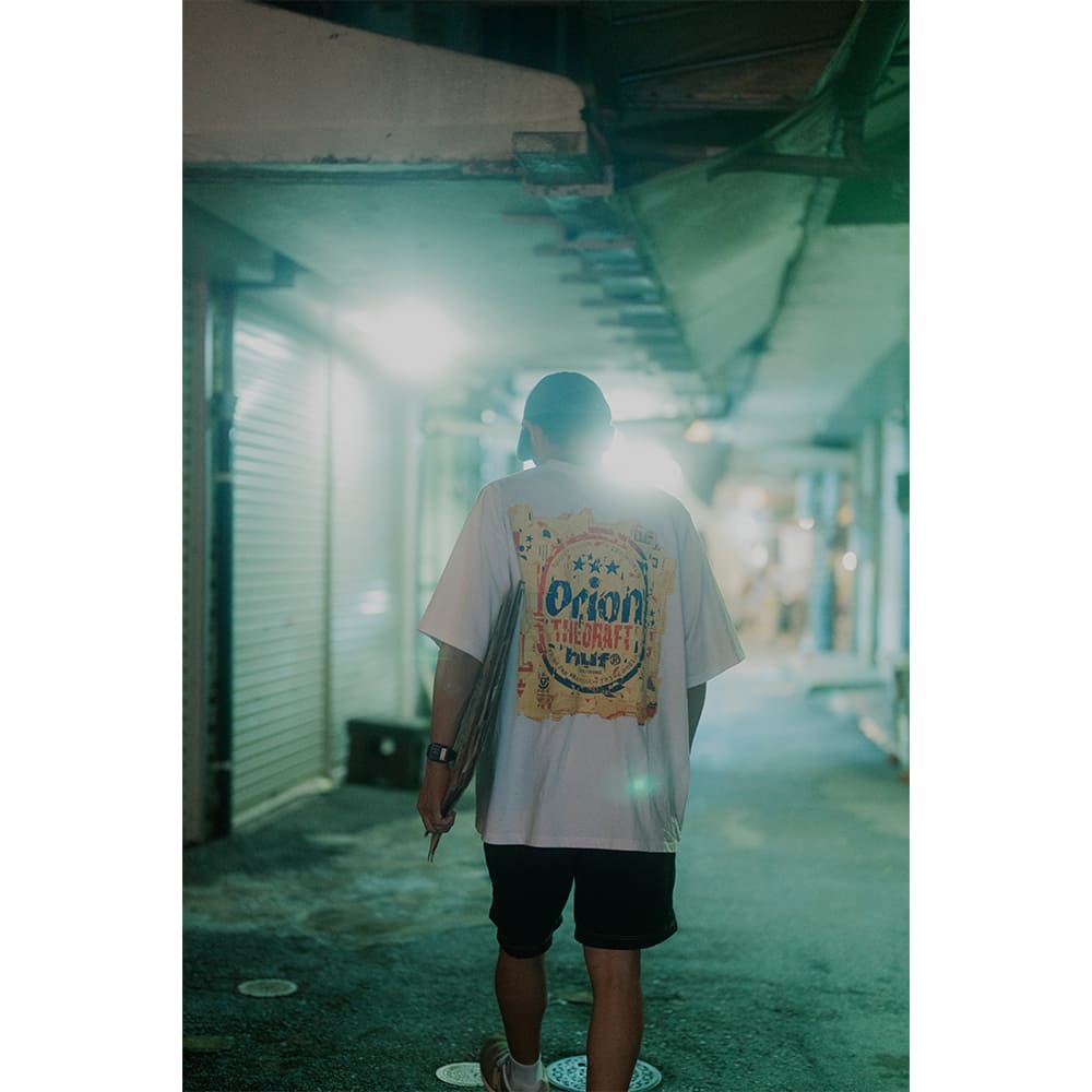 HUF X ORION DRAFT S/S TEE WHITE – オリオンビール公式通販
