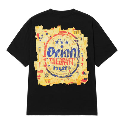 HUF X ORION DRAFT S/S TEE　BLACK