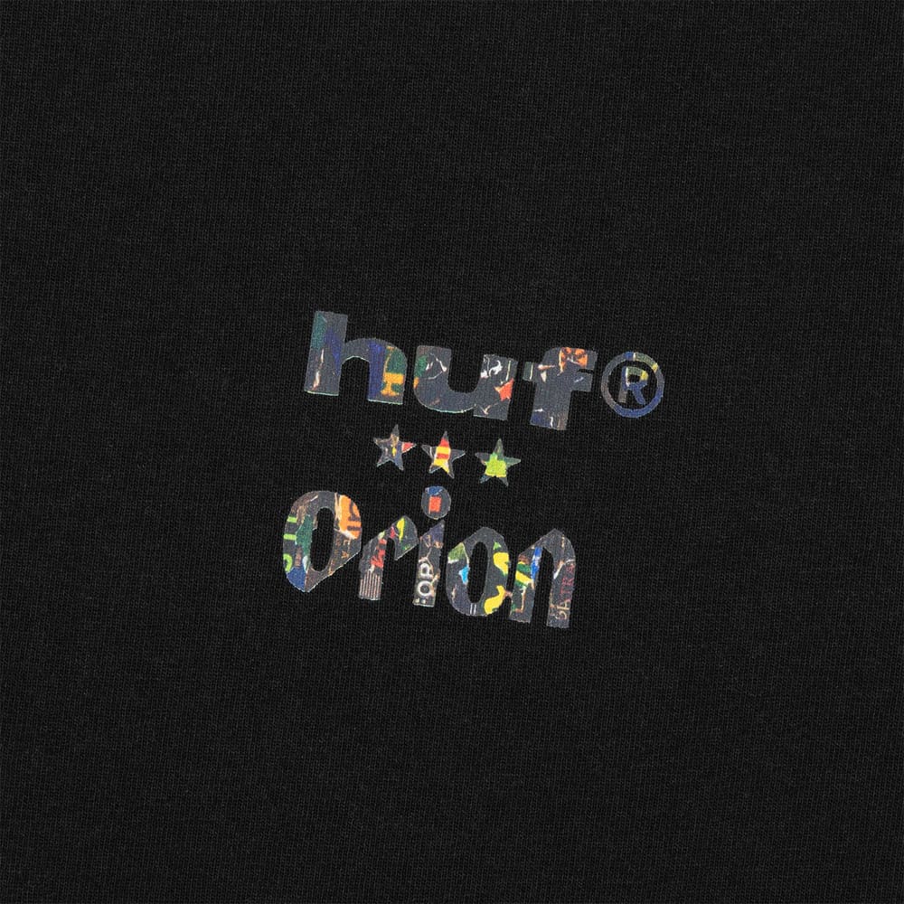 HUF X ORION DRAFT S/S TEE　BLACK
