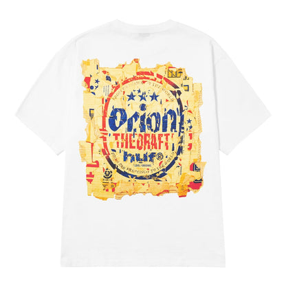 HUF X ORION DRAFT S/S TEE　WHITE