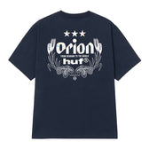 HUF X ORION WORLDWIDE S/S TEE　NAVY