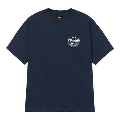 HUF X ORION WORLDWIDE S/S TEE　NAVY