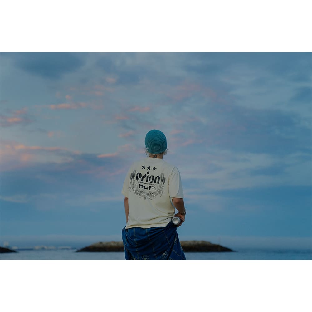HUF X ORION WORLDWIDE S/S TEE NATURAL – オリオンビール公式通販