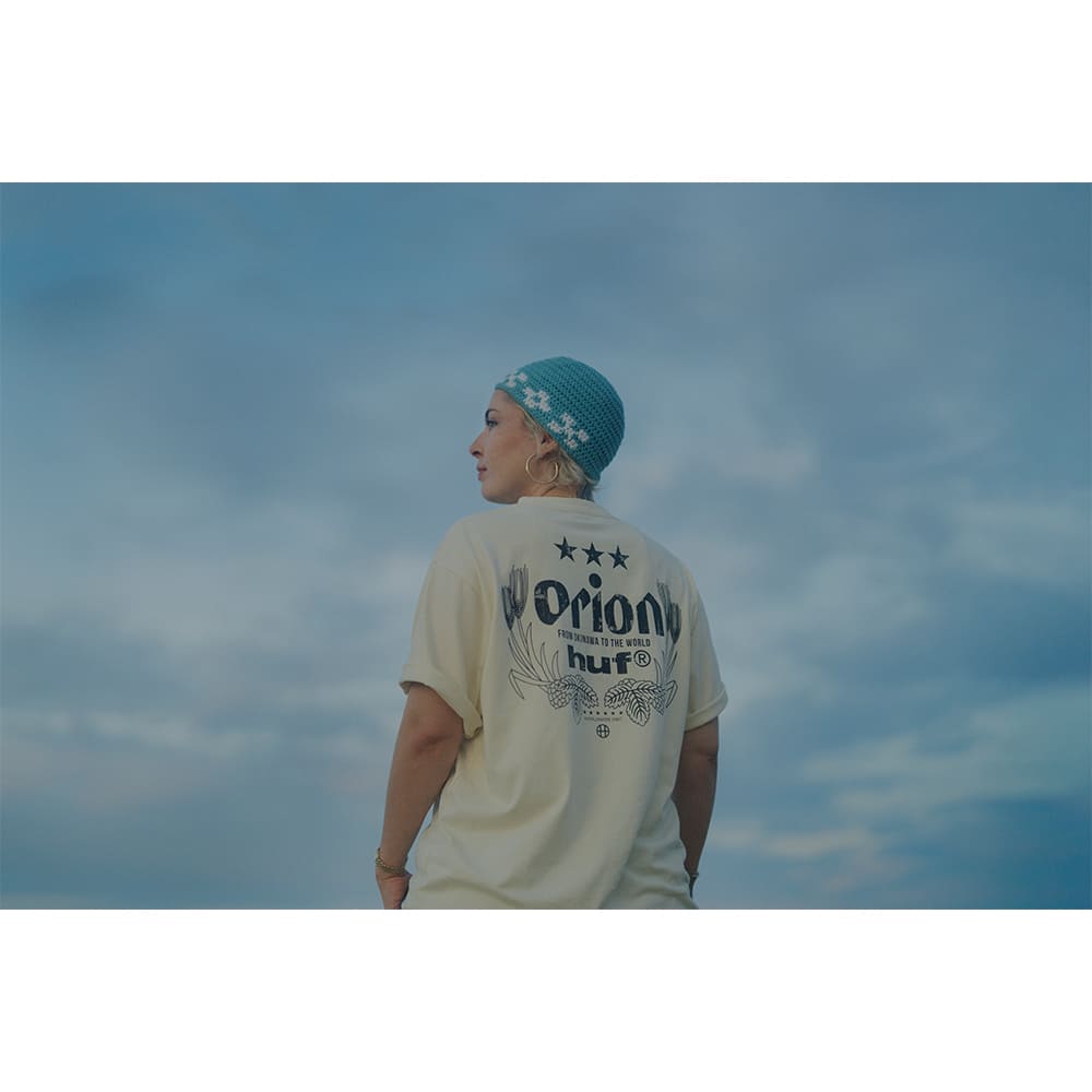 トップス HUF X ORION WORLDWIDE S/S TEE NATURAL HUF X ORION WORLDWIDE S/S TEE NATURAL – オリオンビール公式通販