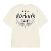 HUF X ORION WORLDWIDE S/S TEE　NATURAL