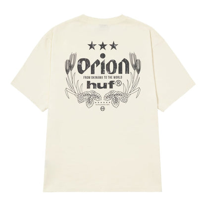 HUF X ORION WORLDWIDE S/S TEE　NATURAL
