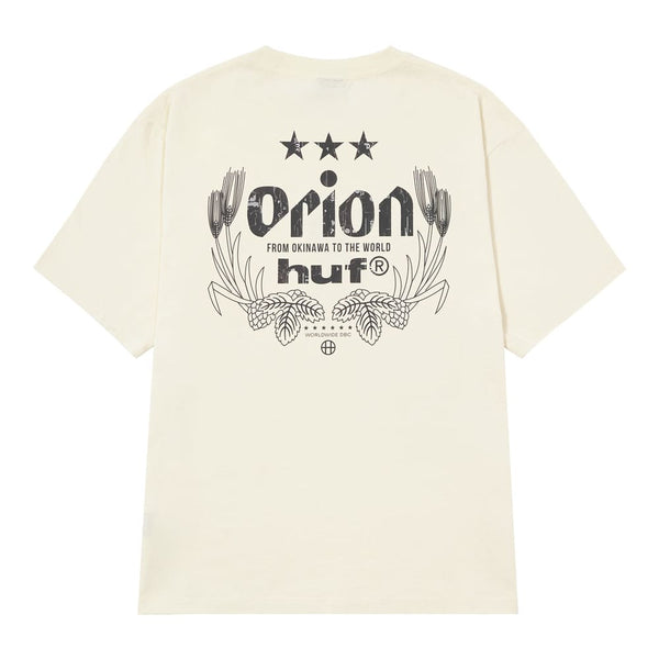 HUF X ORION WORLDWIDE S/S TEE　NATURAL