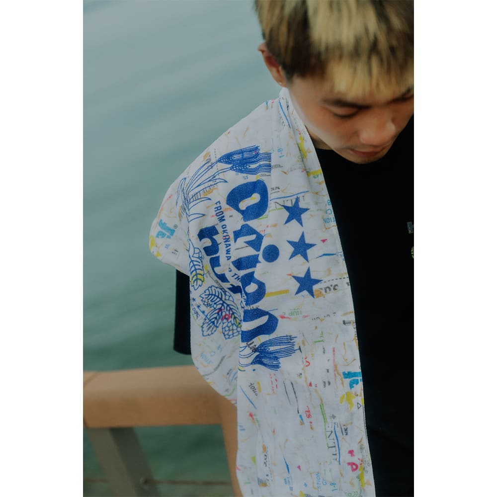 HUF X ORION COLLAGE FACE TOWE