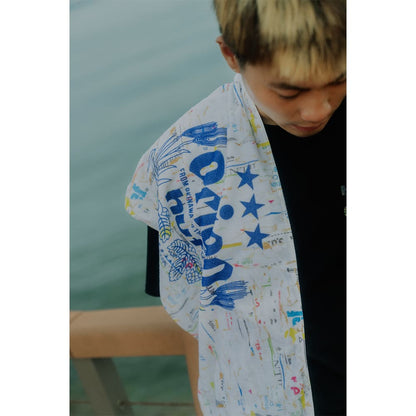 HUF X ORION COLLAGE FACE TOWE