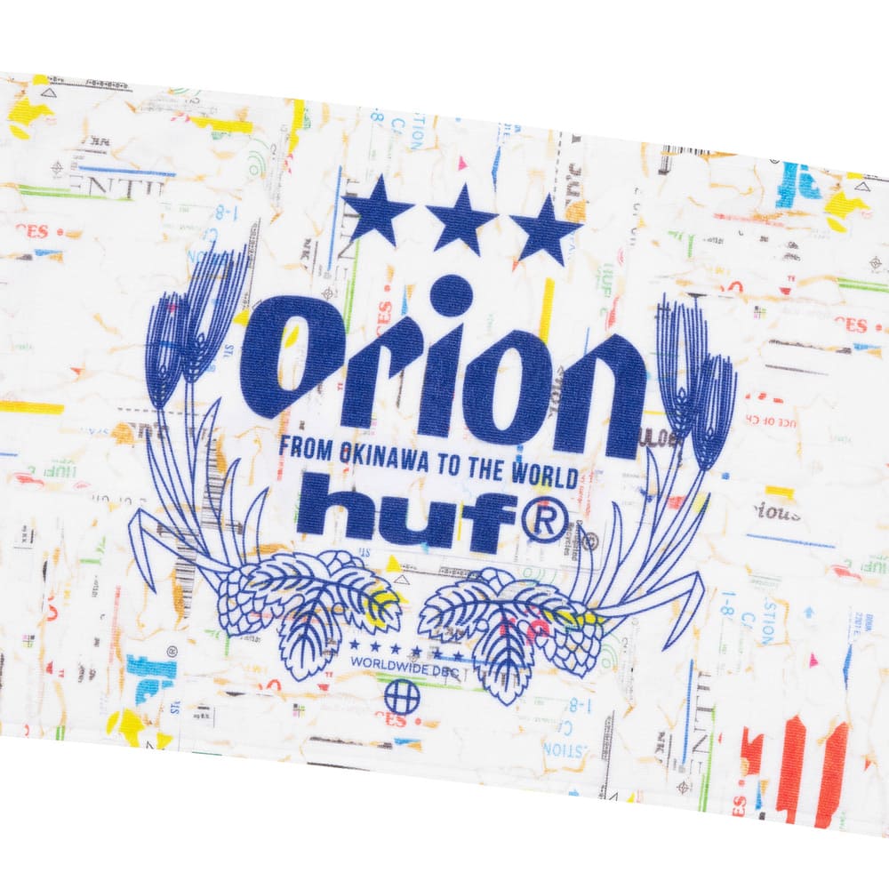 HUF X ORION COLLAGE FACE TOWE