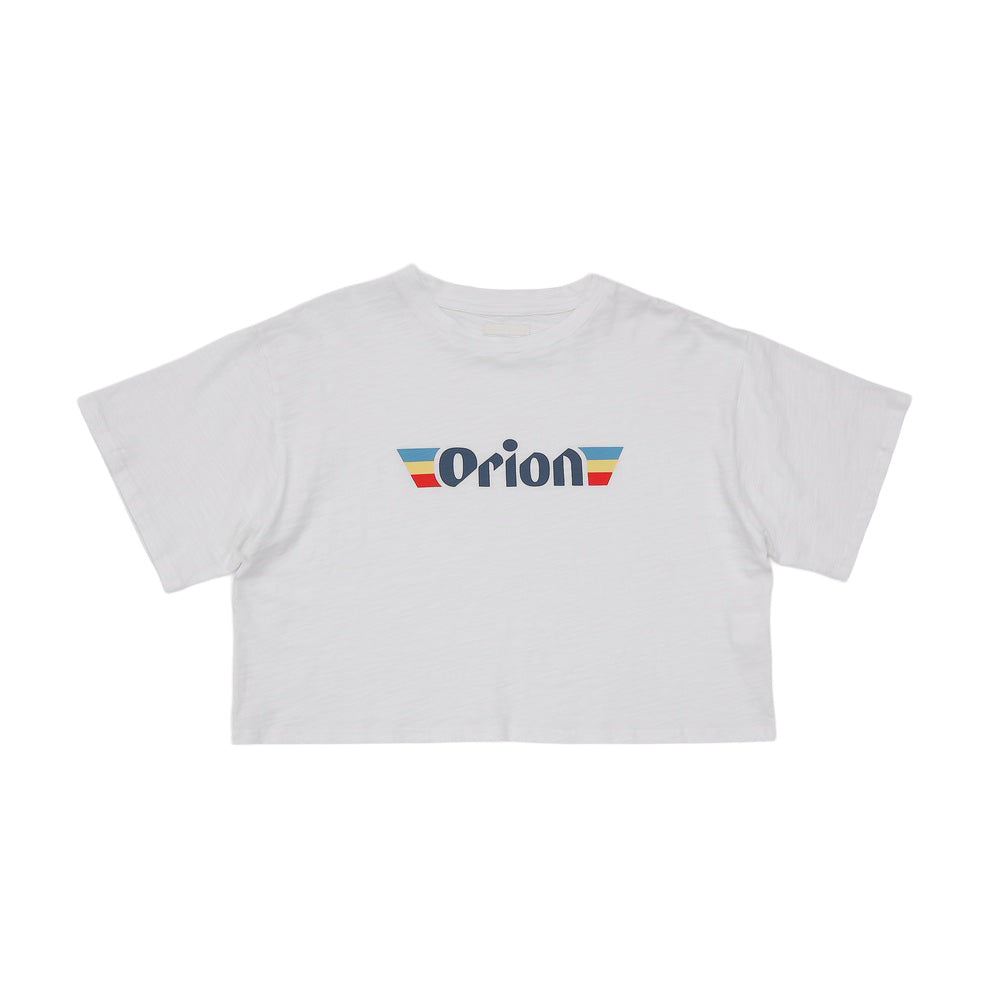 ORION×Ungridｼｮｰﾄ丈orionﾛｺﾞTee (ホワイト）