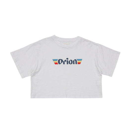 ORION×Ungridｼｮｰﾄ丈orionﾛｺﾞTee (ホワイト）