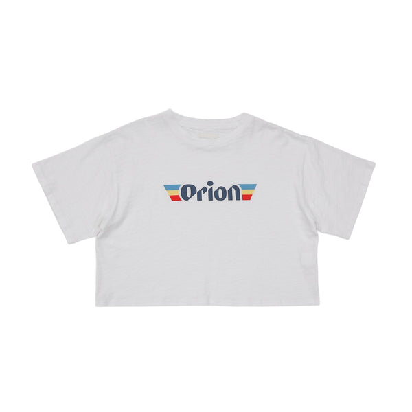 ORION×Ungridｼｮｰﾄ丈orionﾛｺﾞTee (ホワイト）