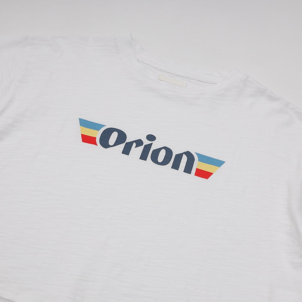 ORION×Ungridｼｮｰﾄ丈orionﾛｺﾞTee (ホワイト）