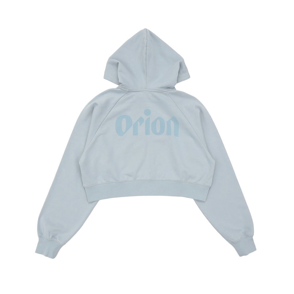 ORION×Ungridショートジップパーカー(スカイブルー）