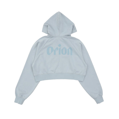 ORION×Ungridショートジップパーカー(スカイブルー）