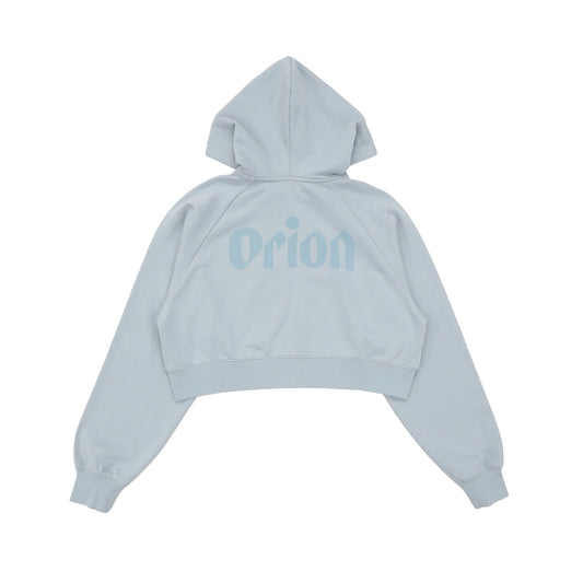 ORION×Ungridショートジップパーカー(スカイブルー）