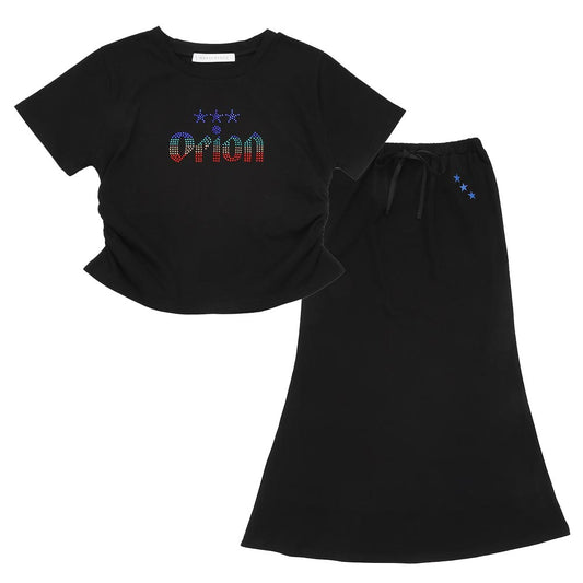 ORION×MERCURYDUO HOT FIXプリントTeeセットアップ（ブラック）