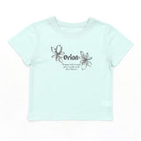 ORION×MERCURYDUO フラワーロゴプリントTee（ミント）