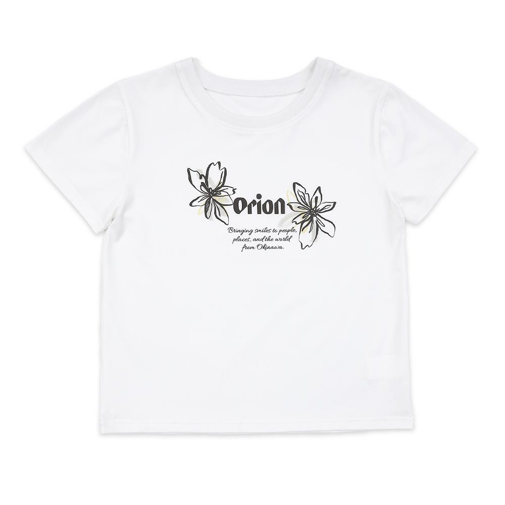ORION×MERCURYDUO フラワーロゴプリントTee（オフホワイト）